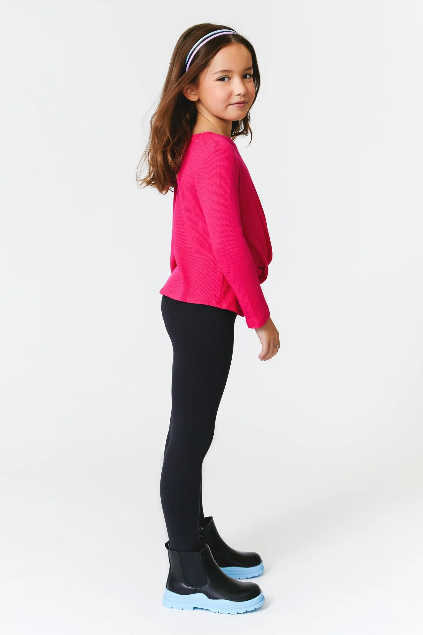 Kids TLC Leggings in Jet Black