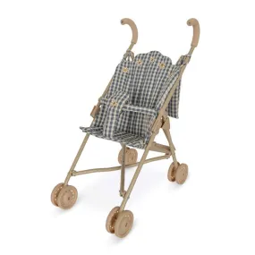 Konges Sløjd Doll Stroller - Captains Blue Check