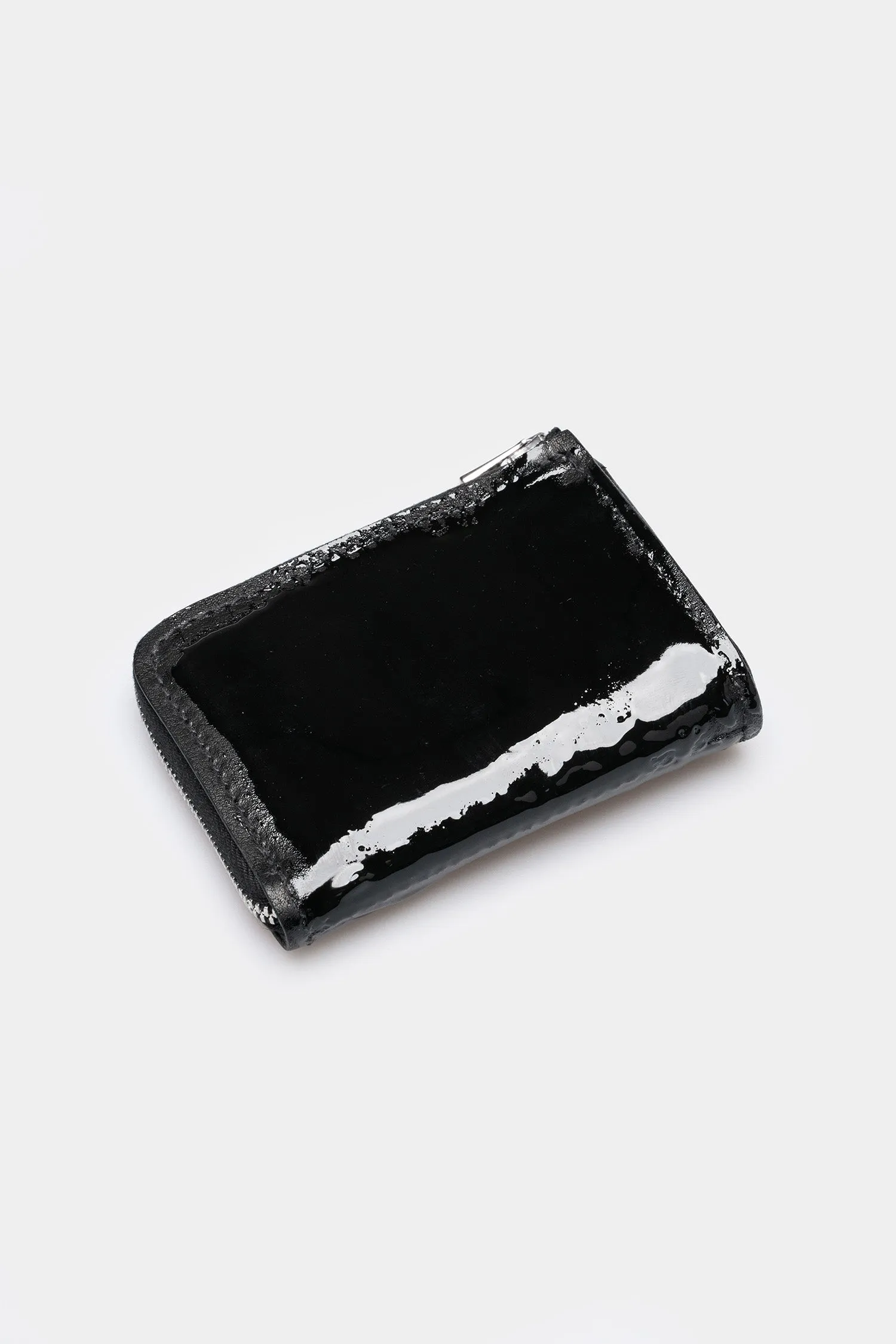 Latex Zip leather wallet | W7 LTXB