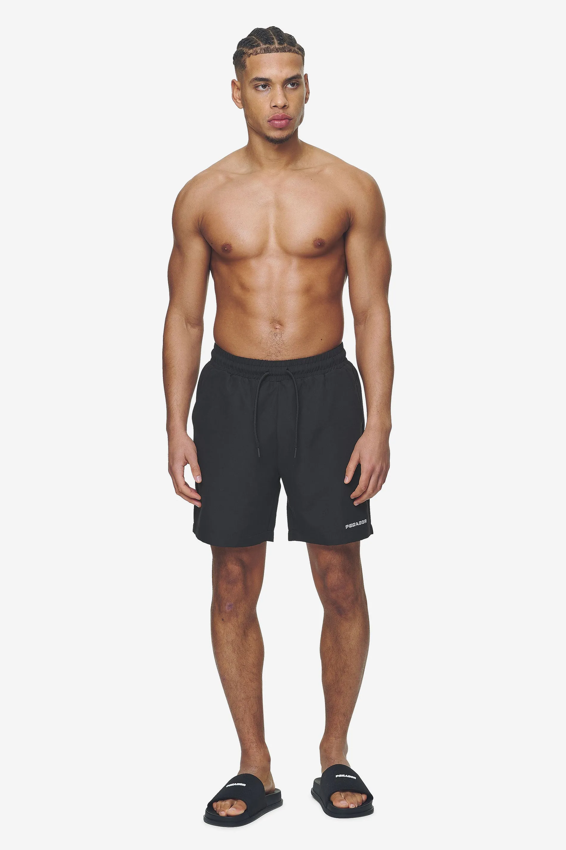 Logo Swim Shorts Black