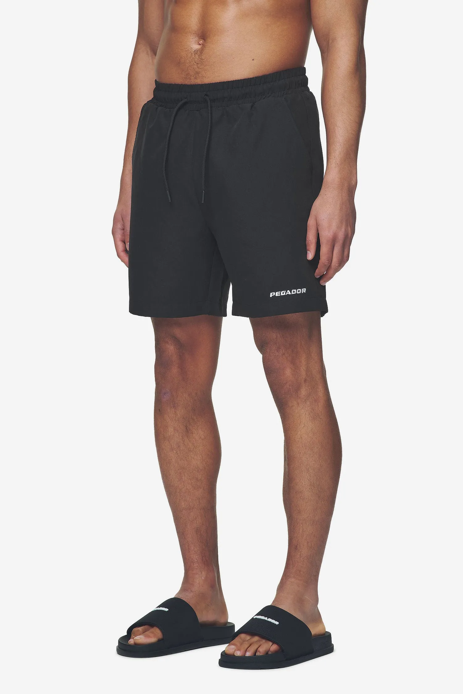 Logo Swim Shorts Black