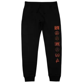 LP Icon Stacks Black Joggers