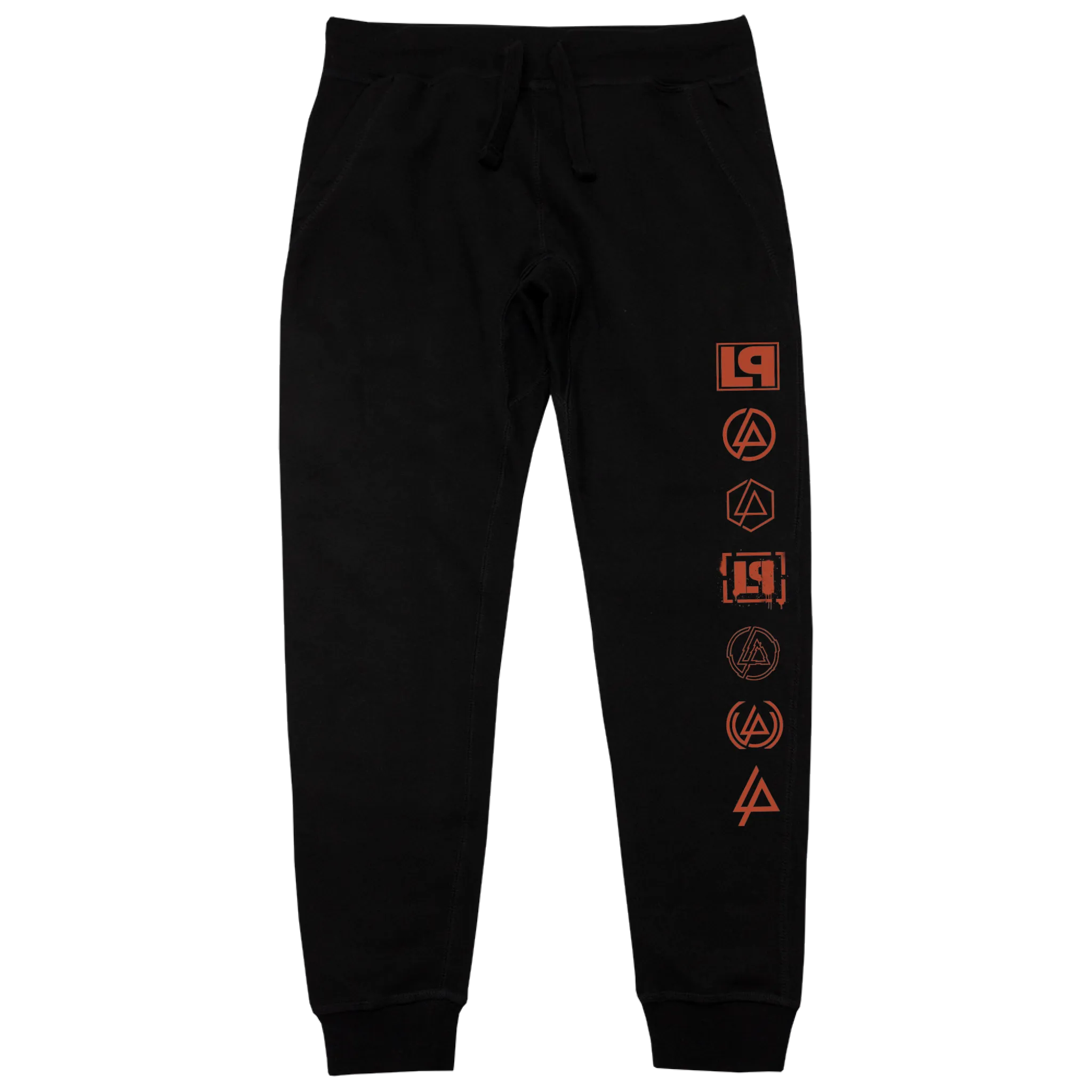 LP Icon Stacks Black Joggers