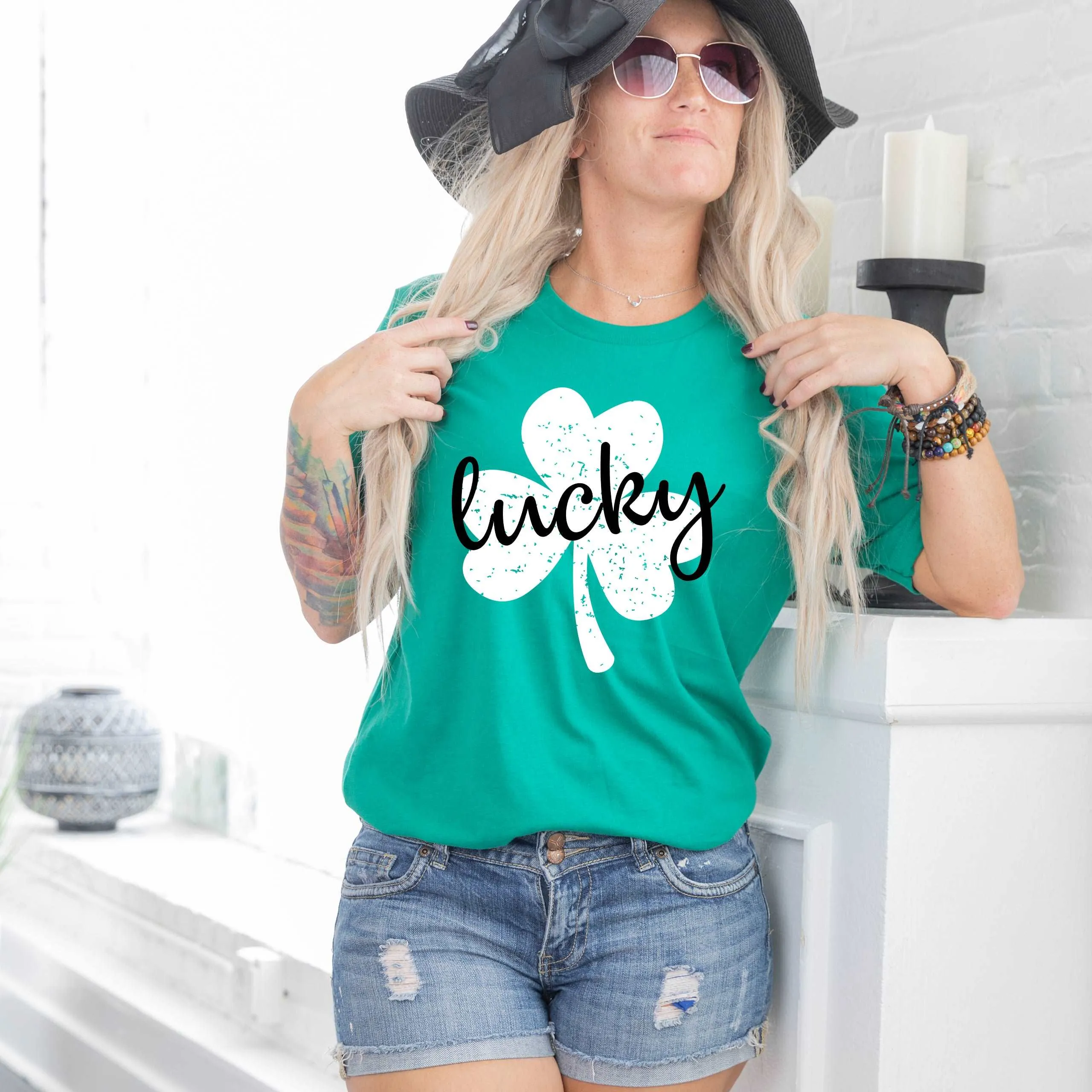 Lucky Shamrock - heather kelly green