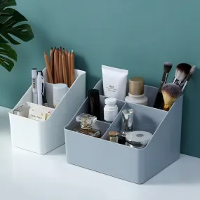 Makeup Organizer Desktop Make Up Brush Storage Box Cosmetic Organizer Skin Care Jewelry Box Container for Home Office Storage