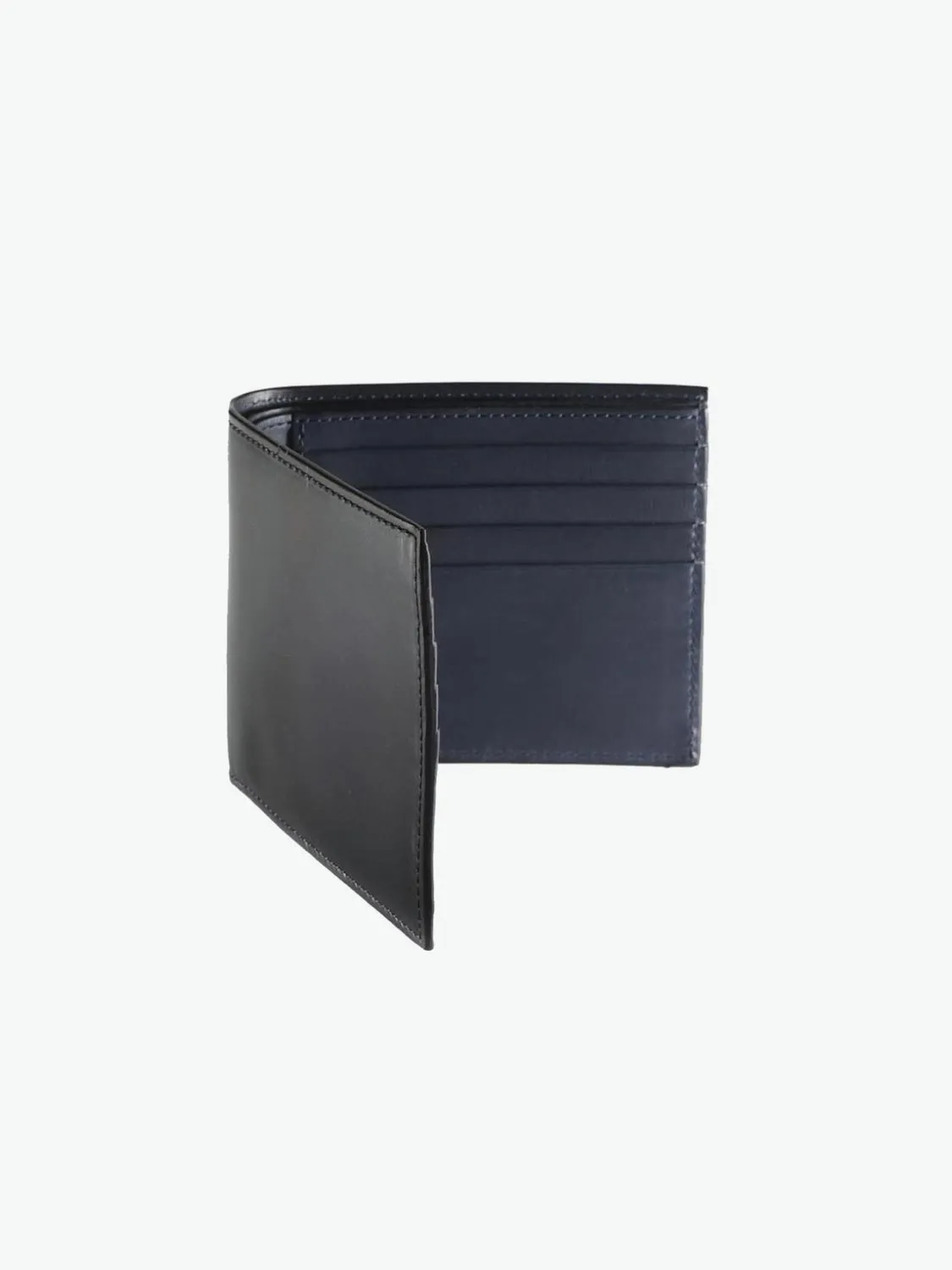 Marine Blue Leather Wallet