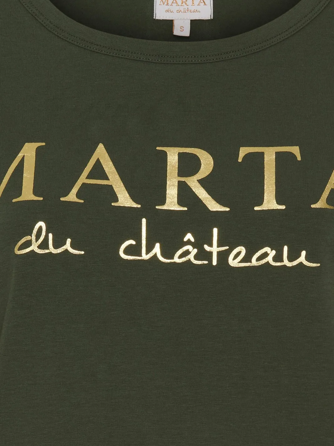 Marta du Chateau Jeanette tee military