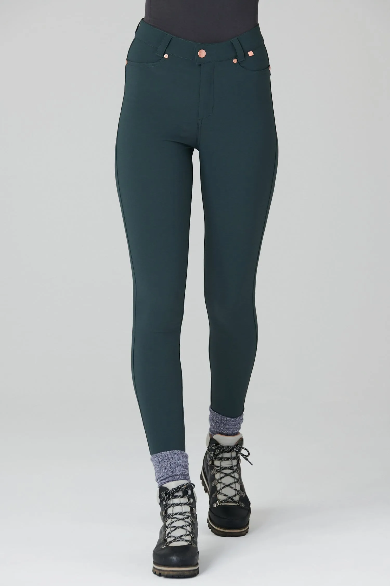 MAX Stretch Skinny Outdoor Pants - Forest Green