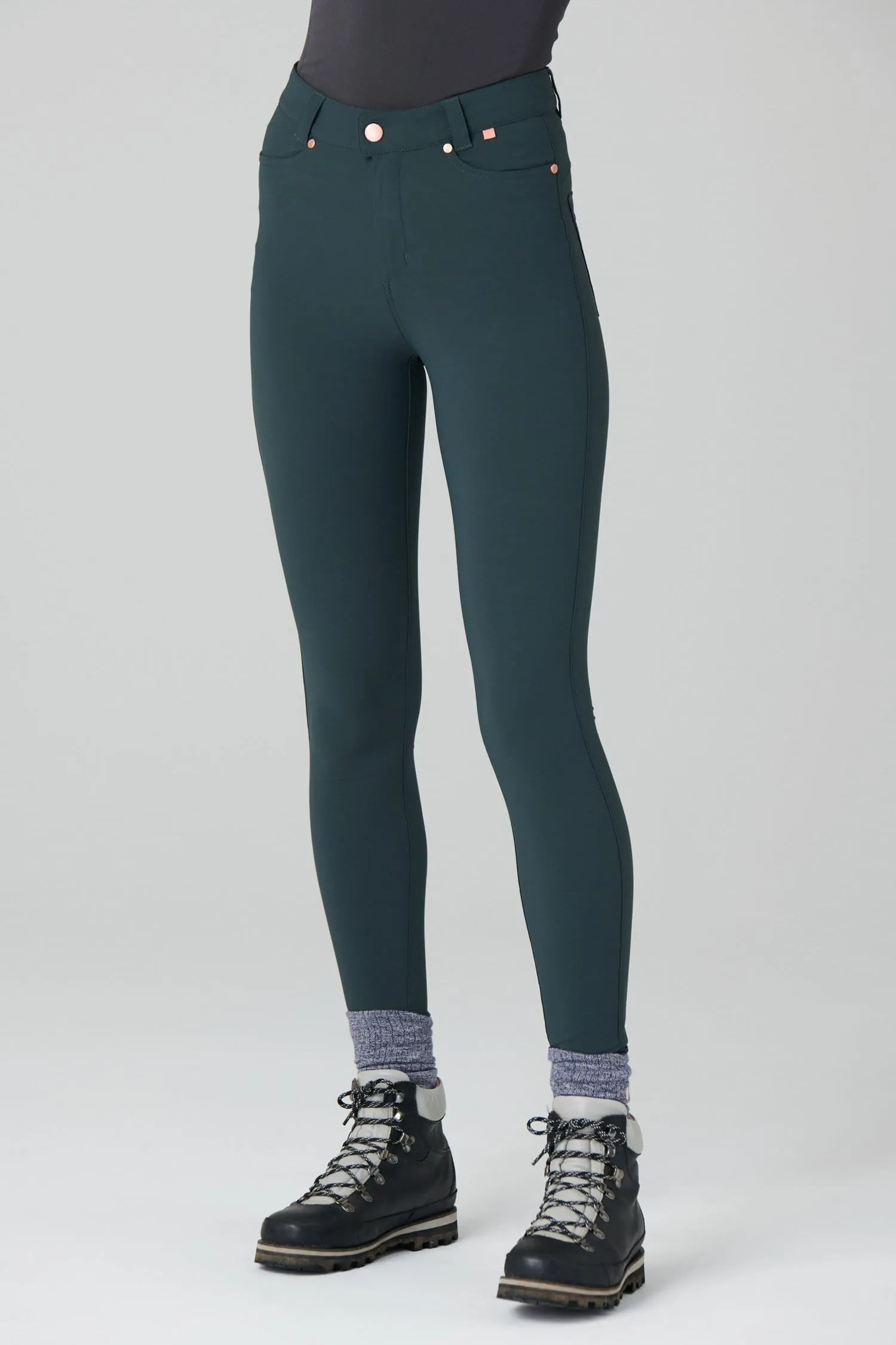 MAX Stretch Skinny Outdoor Pants - Forest Green