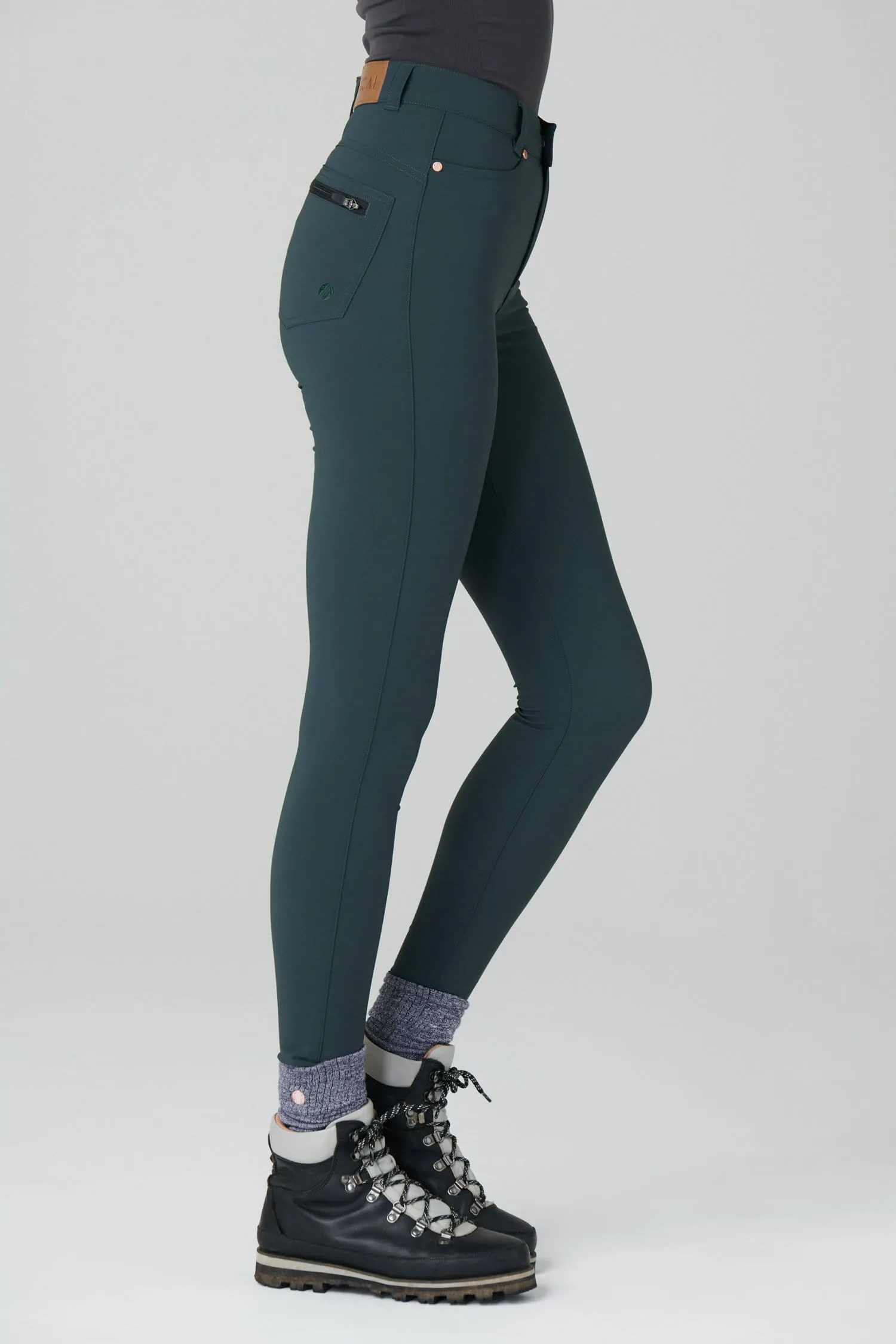 MAX Stretch Skinny Outdoor Pants - Forest Green