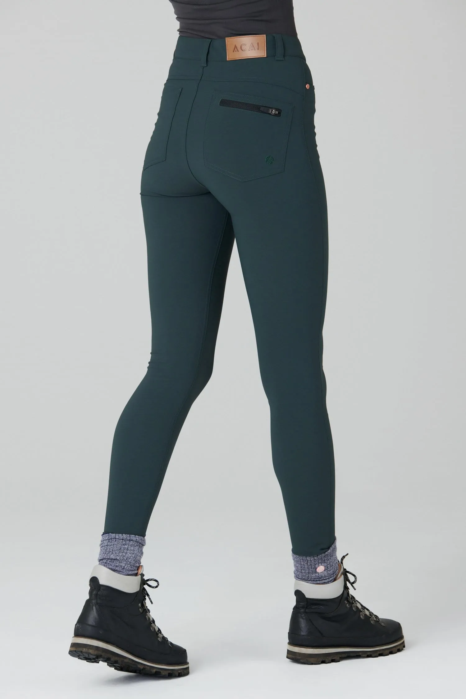 MAX Stretch Skinny Outdoor Pants - Forest Green