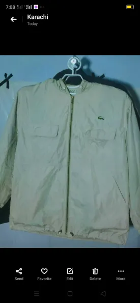 Men's American vintage Lacoste jackets