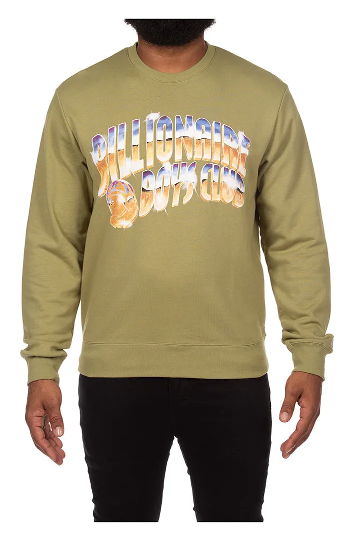 Men's BBC Chrome Sweatshirt- MOSSTONE