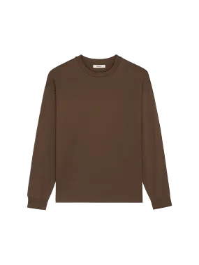 Mens DNA Long Sleeve T-Shirt—cacoa brown