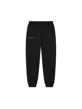 Mens In Conversion Cotton Track Pants—black