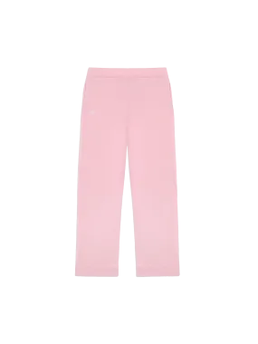 Mens Recycled Cashmere Loose Track Pants—sakura pink