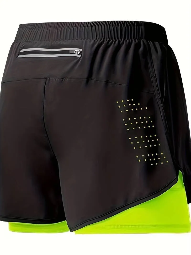 Men's Running Shorts Quick Drying Breathable Active Training Exercise Shorts |  DK22001