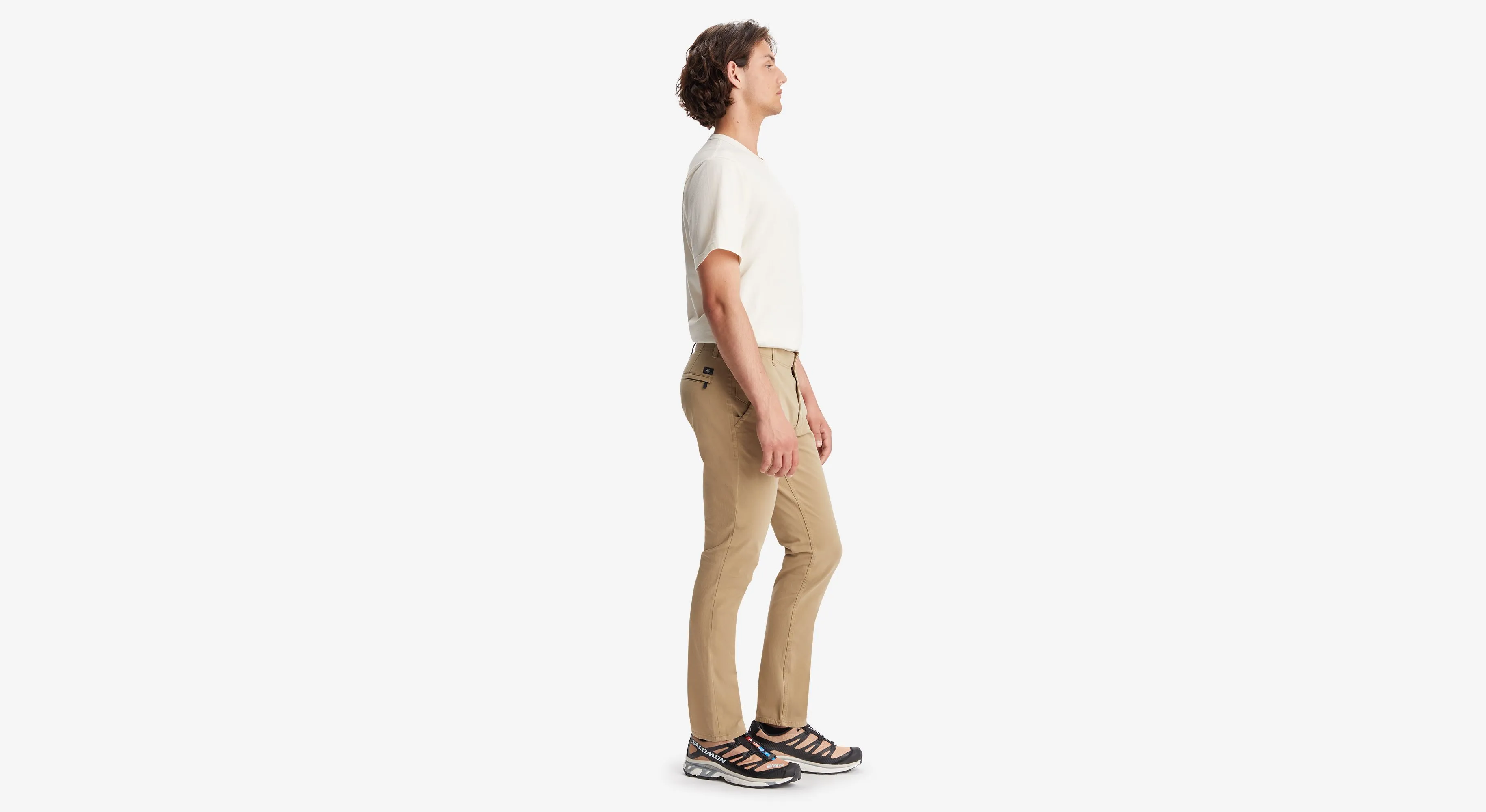 Men's Skinny Fit Smart 360 Flex Alpha Khaki Pants