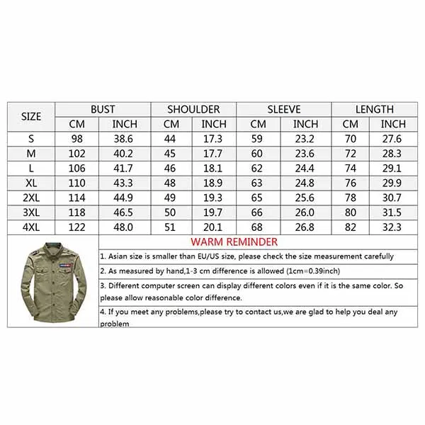 Military Style Epaulette Design Men's Cargo Shirt