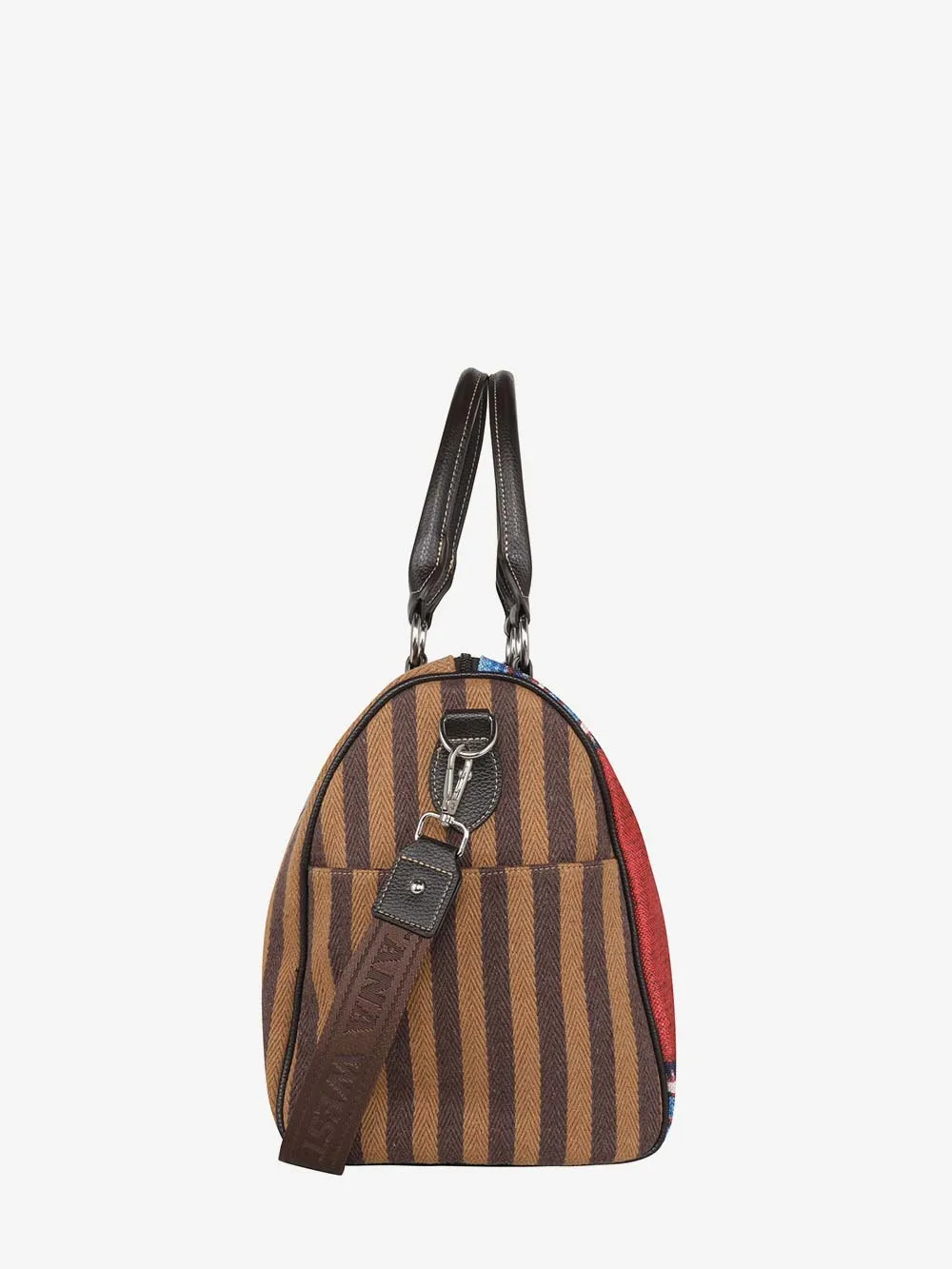 Montana West Aztec Canvas Weekender Bag