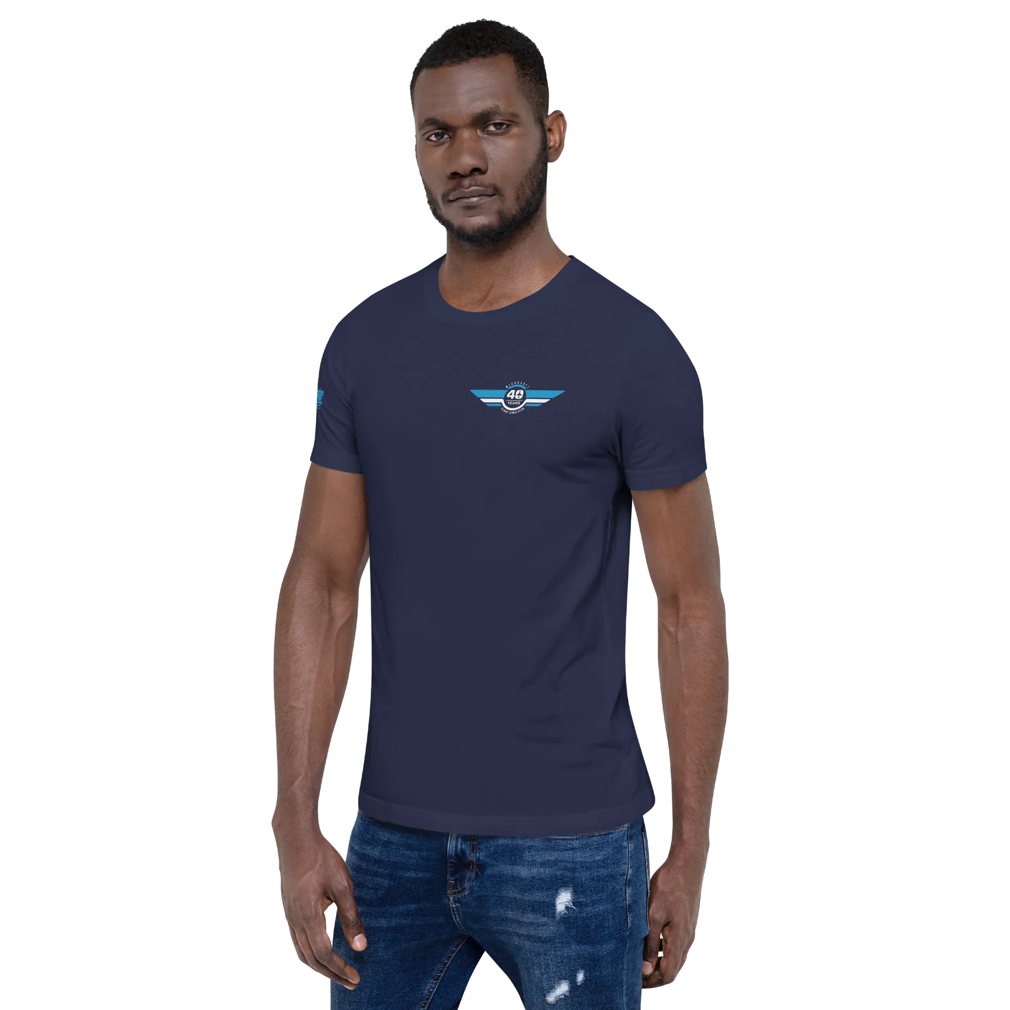 MS Flight Simulator 40th Anniversary Wings T-Shirt