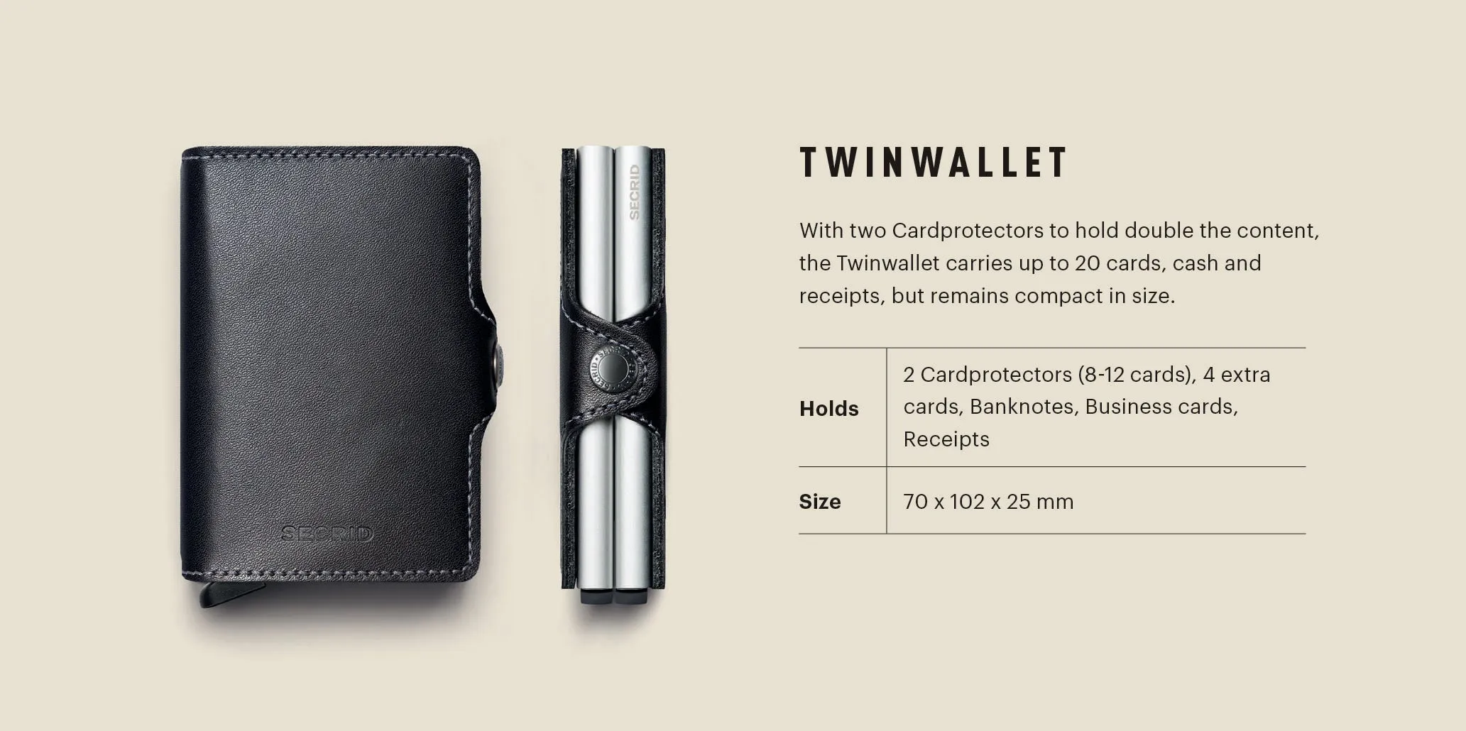 Nile Leather Twinwallet