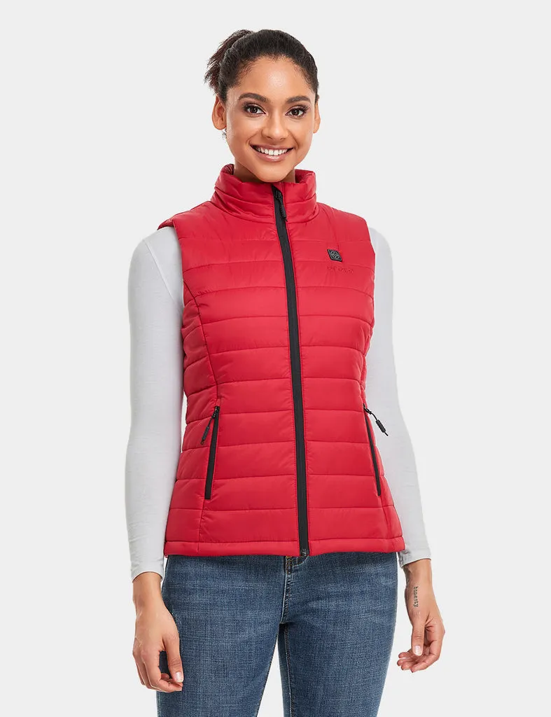 (Open-box) Women's Classic Heated Vest with B19G Battery - Red