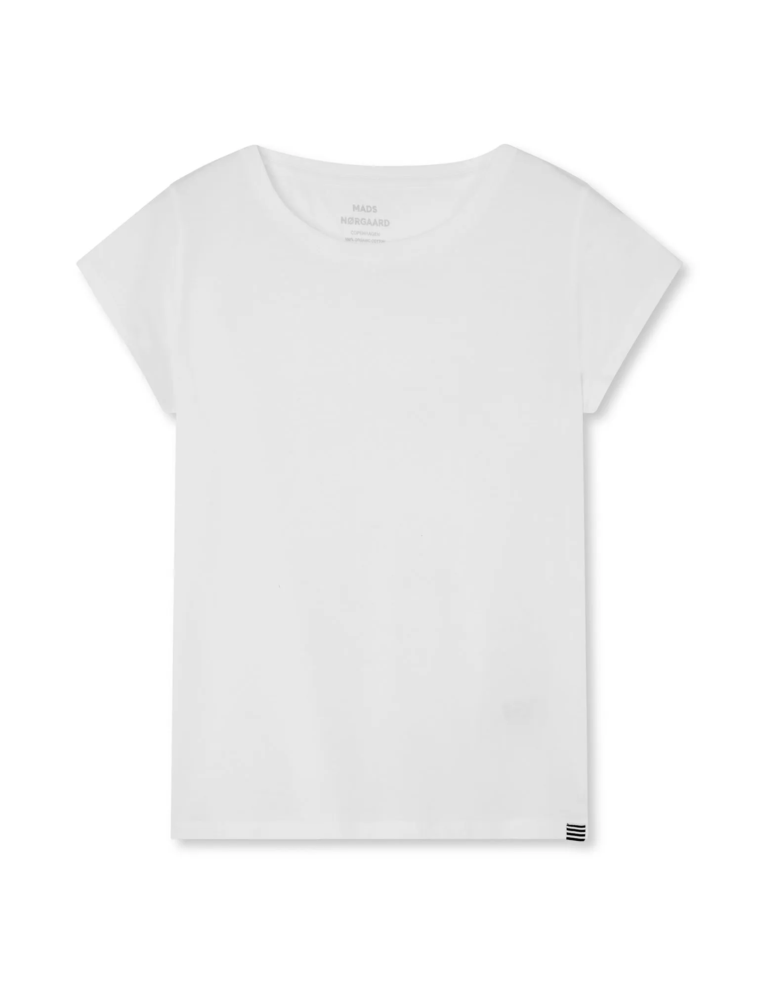 Organic Jersey Teasy Tee FAV, White