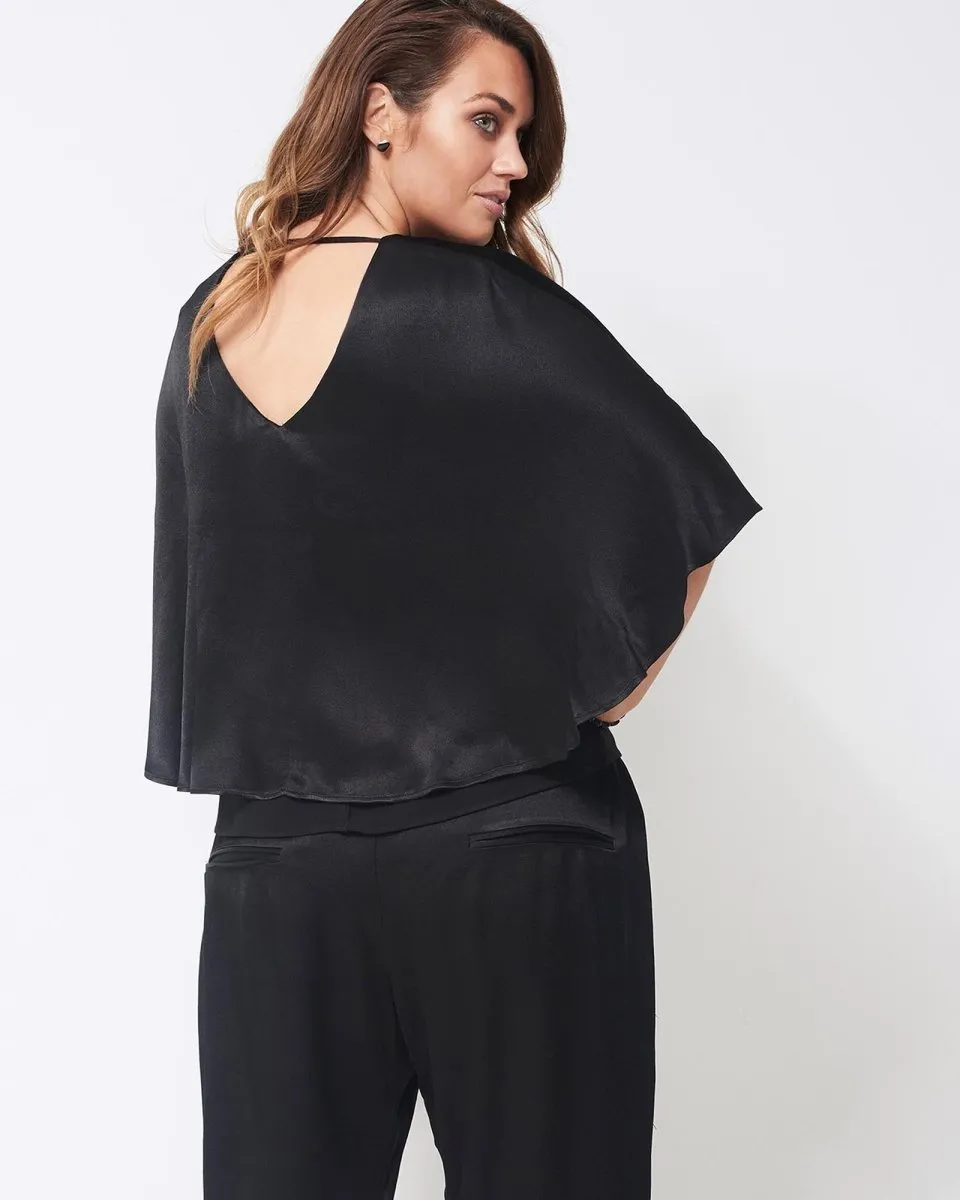 Panama Blouse Black