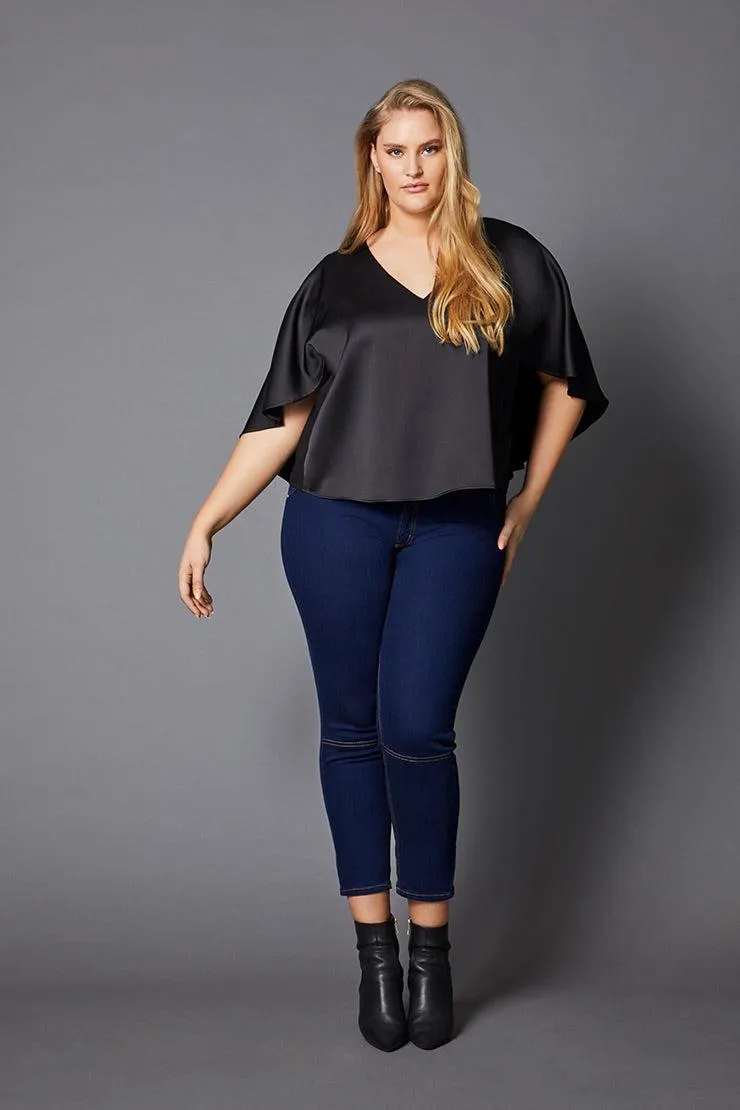 Panama Blouse Black