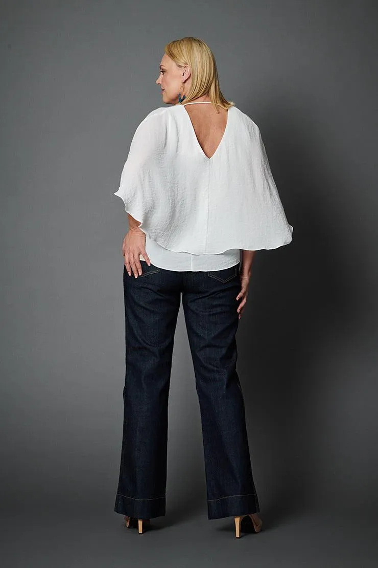 Panama Blouse White