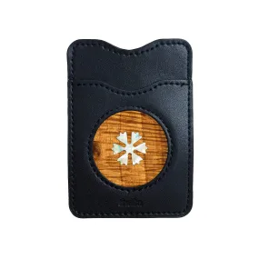 Pearl Snowflake | Leather Phone Wallet