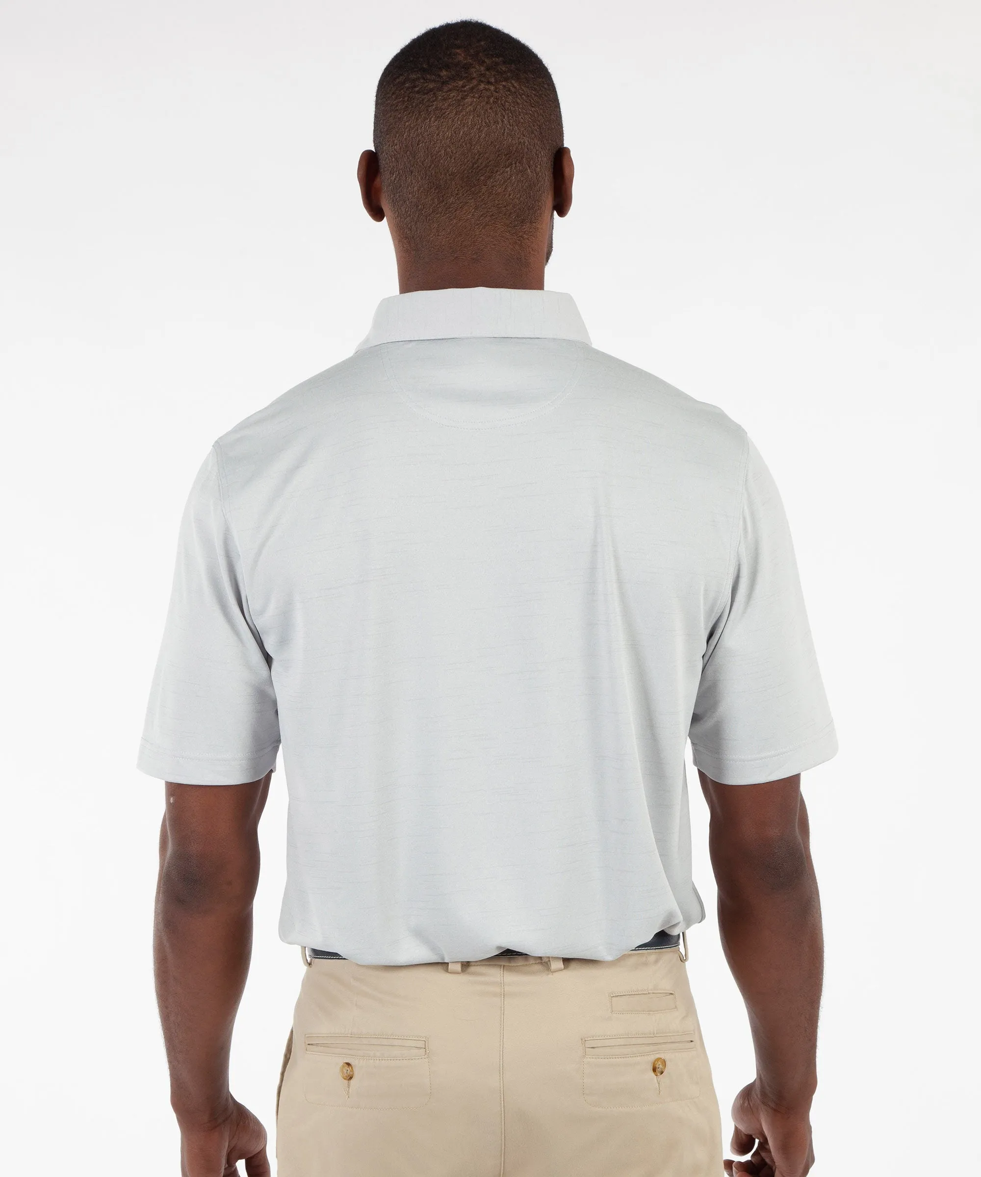 Performance Space Dyed Short Sleeve Polo Shirt