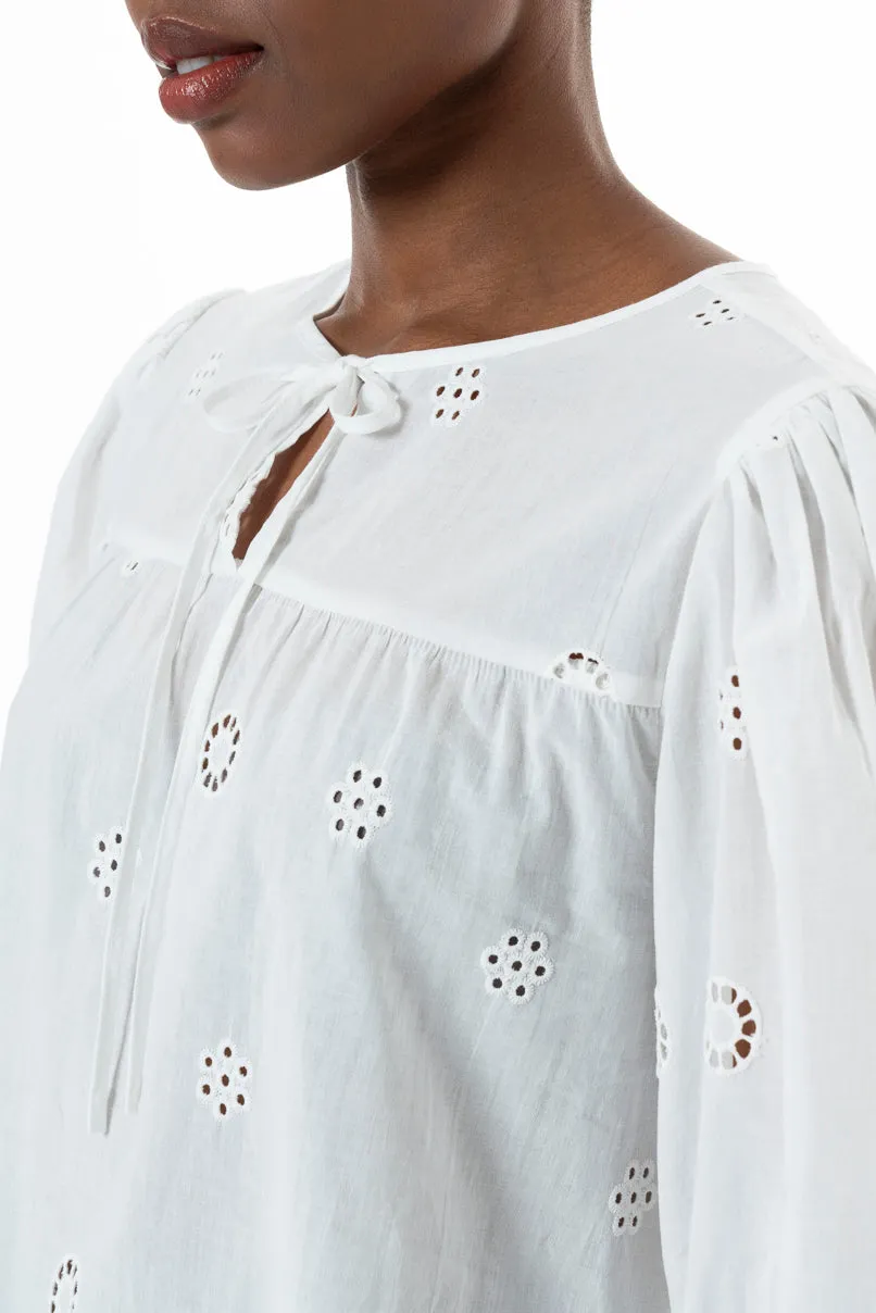 Quarter Sleeve Shirt _ 152190 _ Optic White