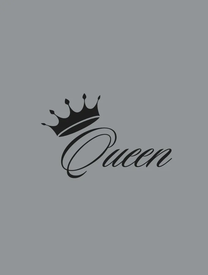 QUEEN HOODIE - GREY