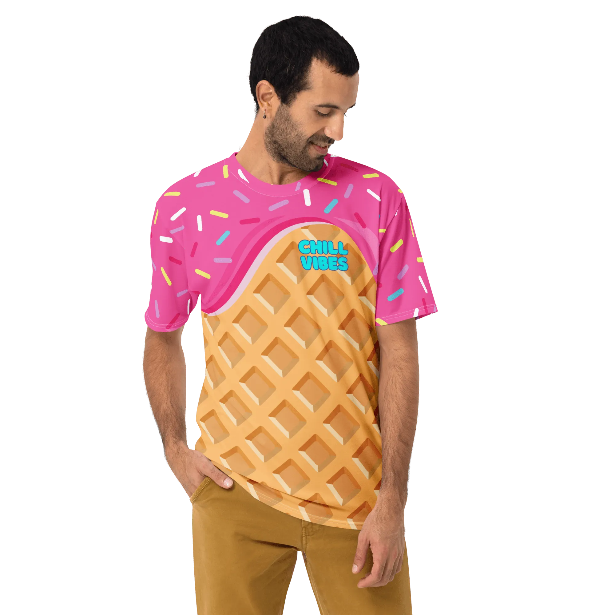 "Chill Vibes" Waffle Cone Tee (Adult XS-2XL)