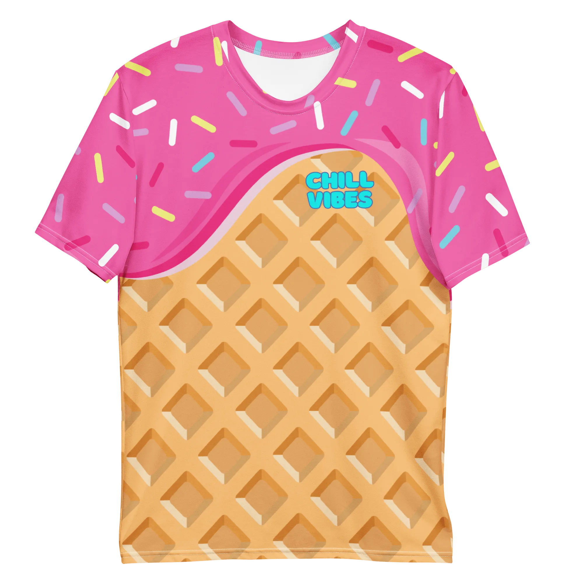 "Chill Vibes" Waffle Cone Tee (Adult XS-2XL)