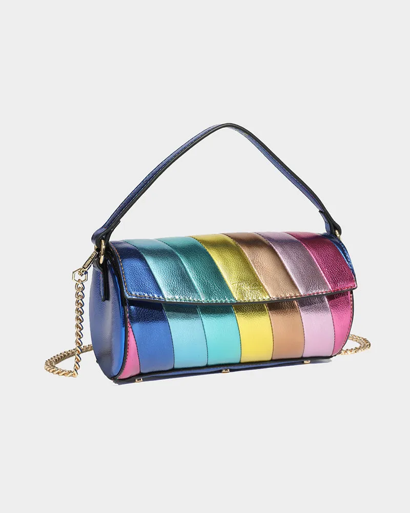 Rainbow Barrel Purse