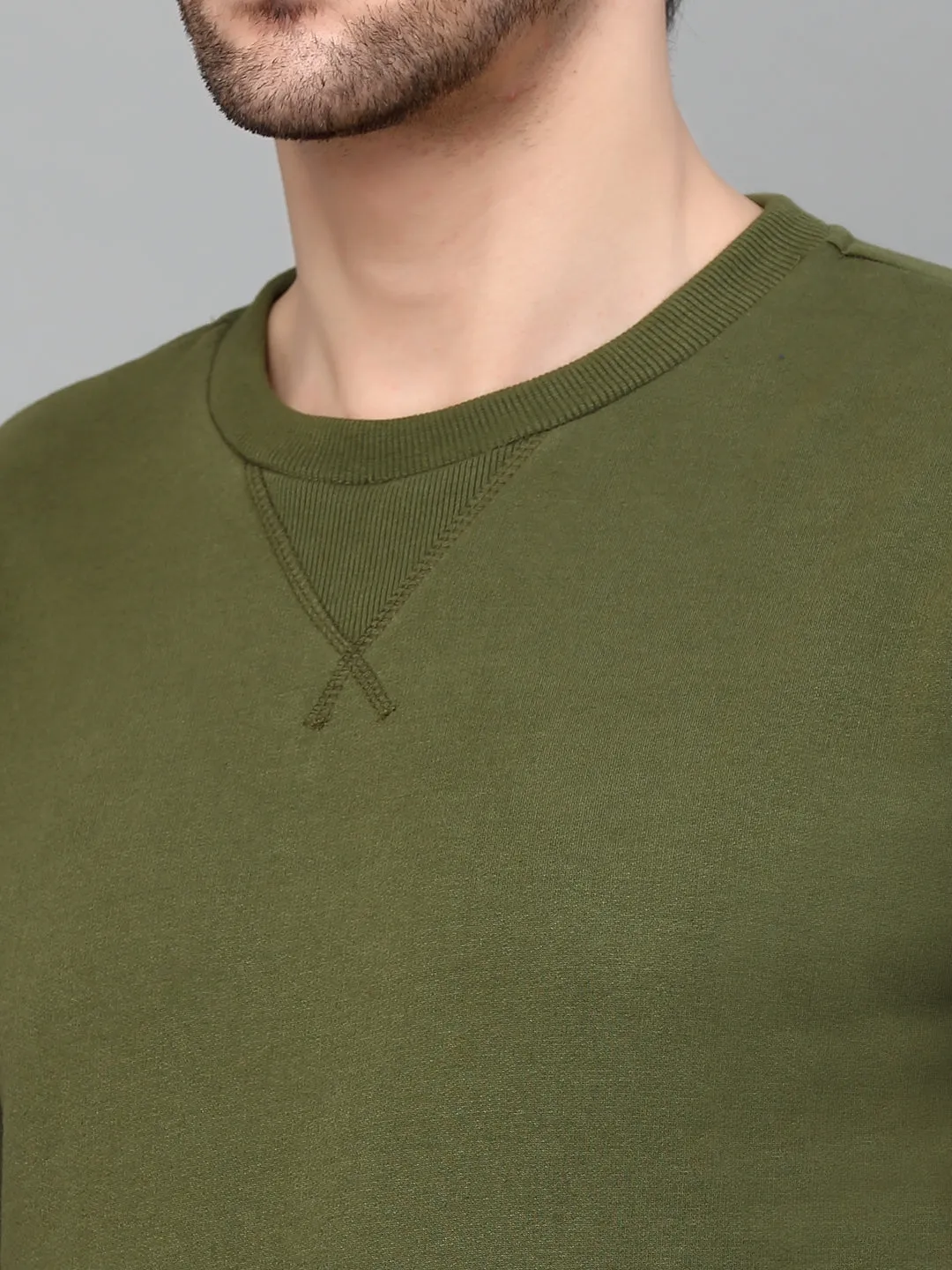 Round Neck Fleece Sweatshirt