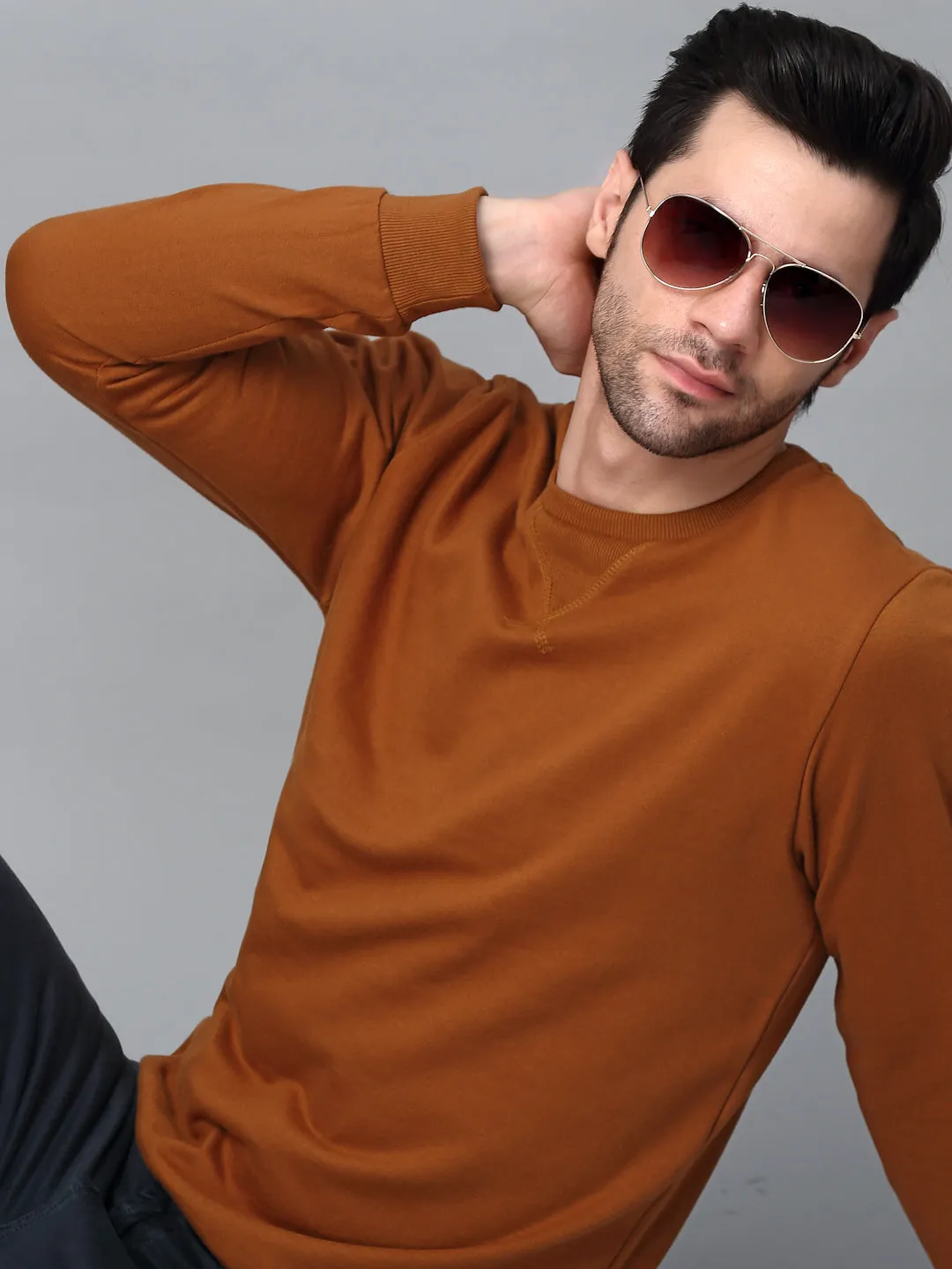 Round Neck Fleece Sweatshirt