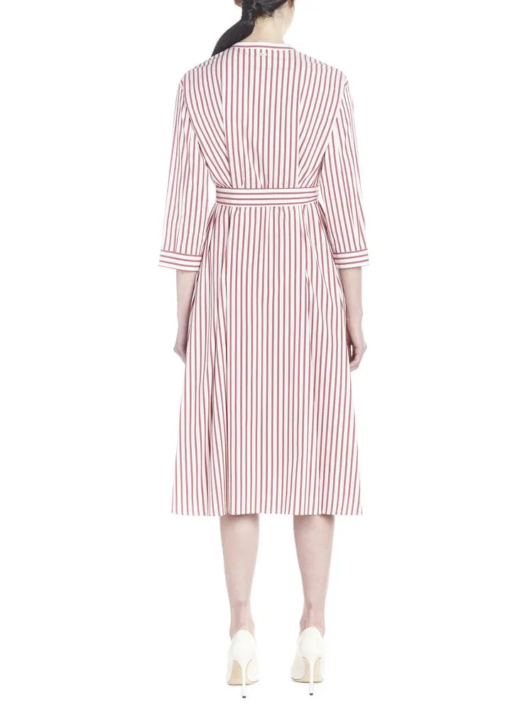 'S Max Mara Bebbio Striped Midi Dress