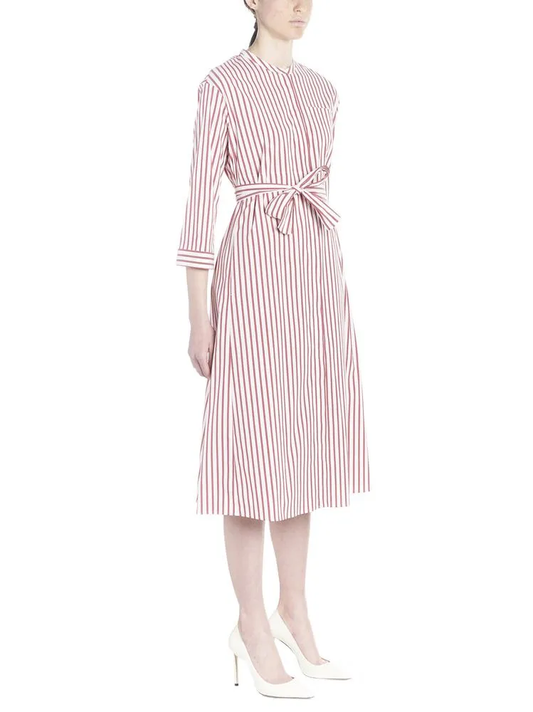 'S Max Mara Bebbio Striped Midi Dress