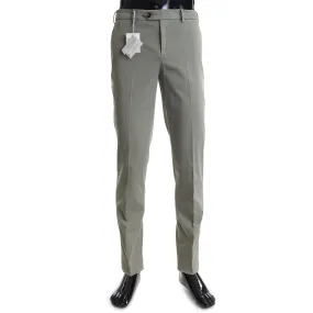 Sage Green Italian Fit Trousers / Pants - Pima Comfort Cotton Gabardine