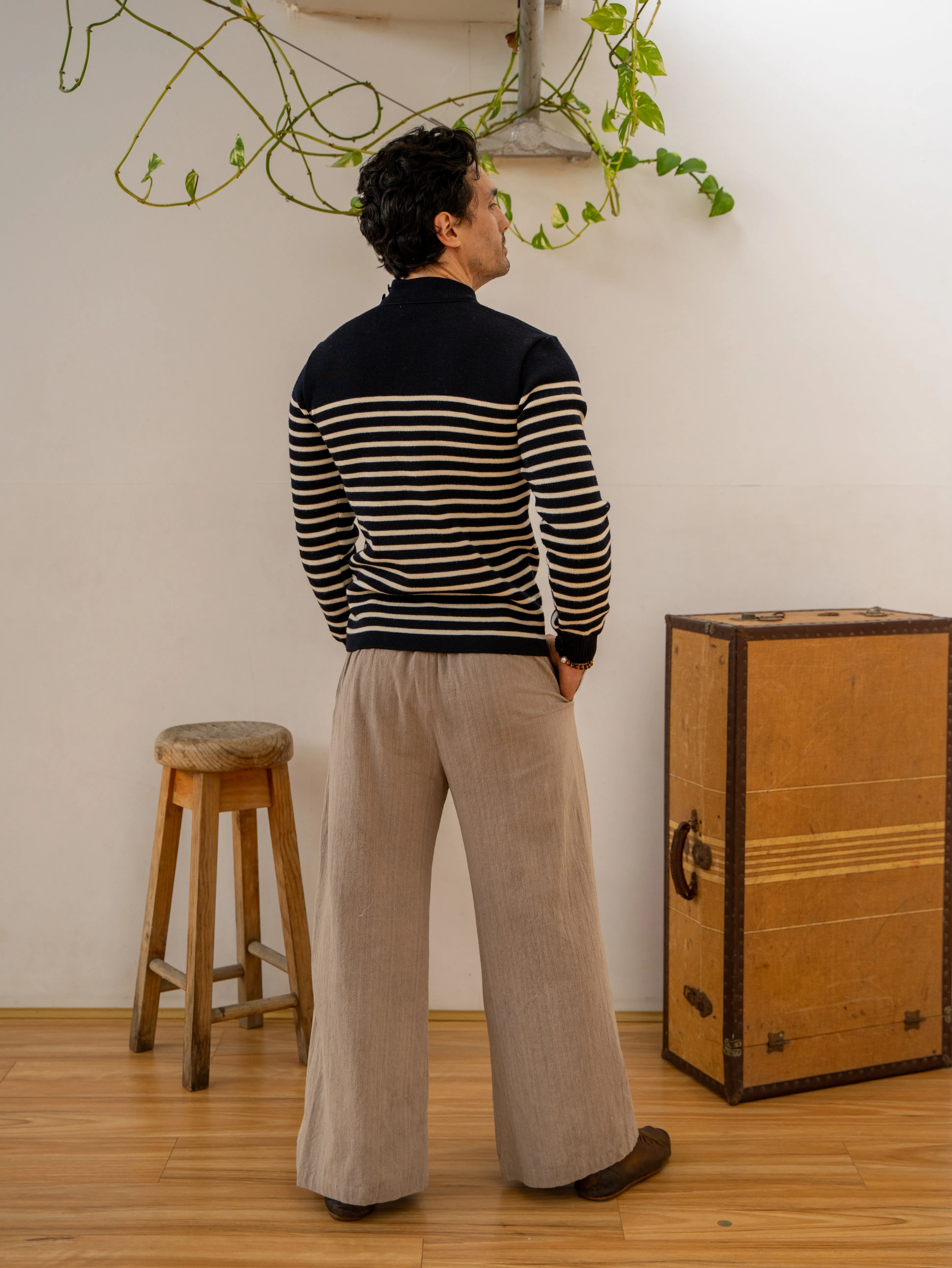 Sailor Sweater - Navy/Natural