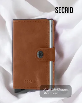 Secrid Miniwallet MV Vintage Cognac & Silver