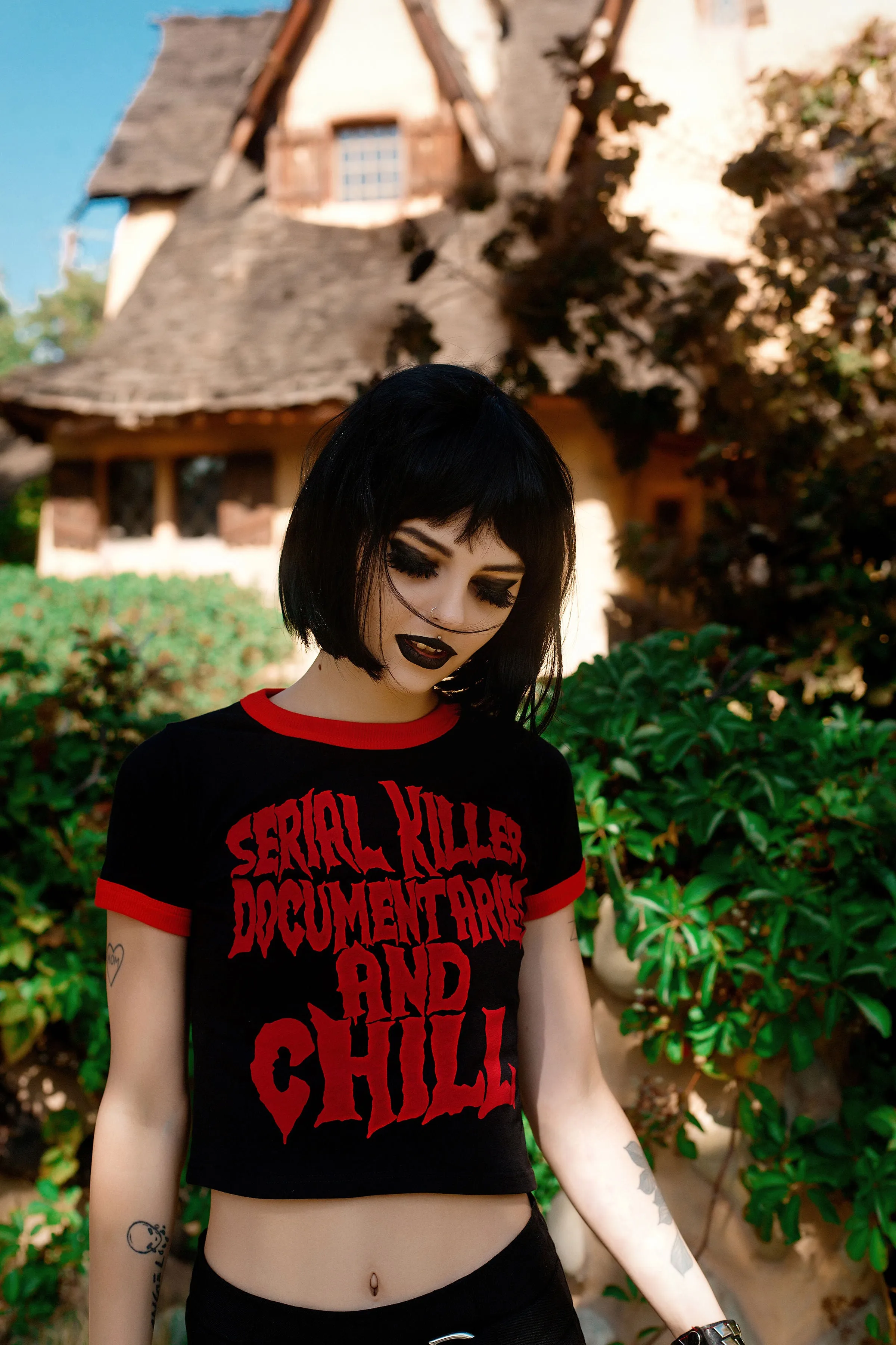 Serial Killer Doc And Chill Ringer Tee