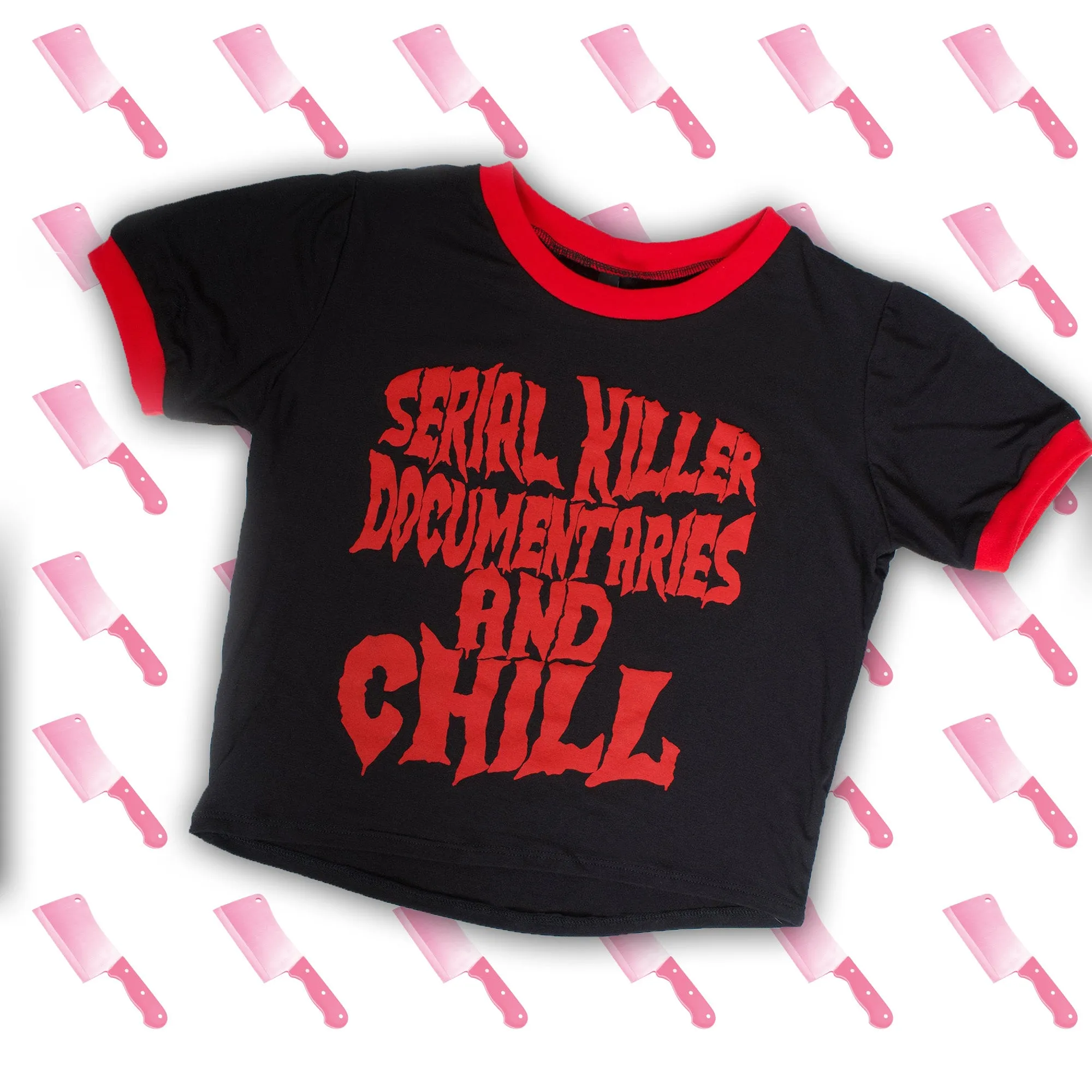 Serial Killer Doc And Chill Ringer Tee