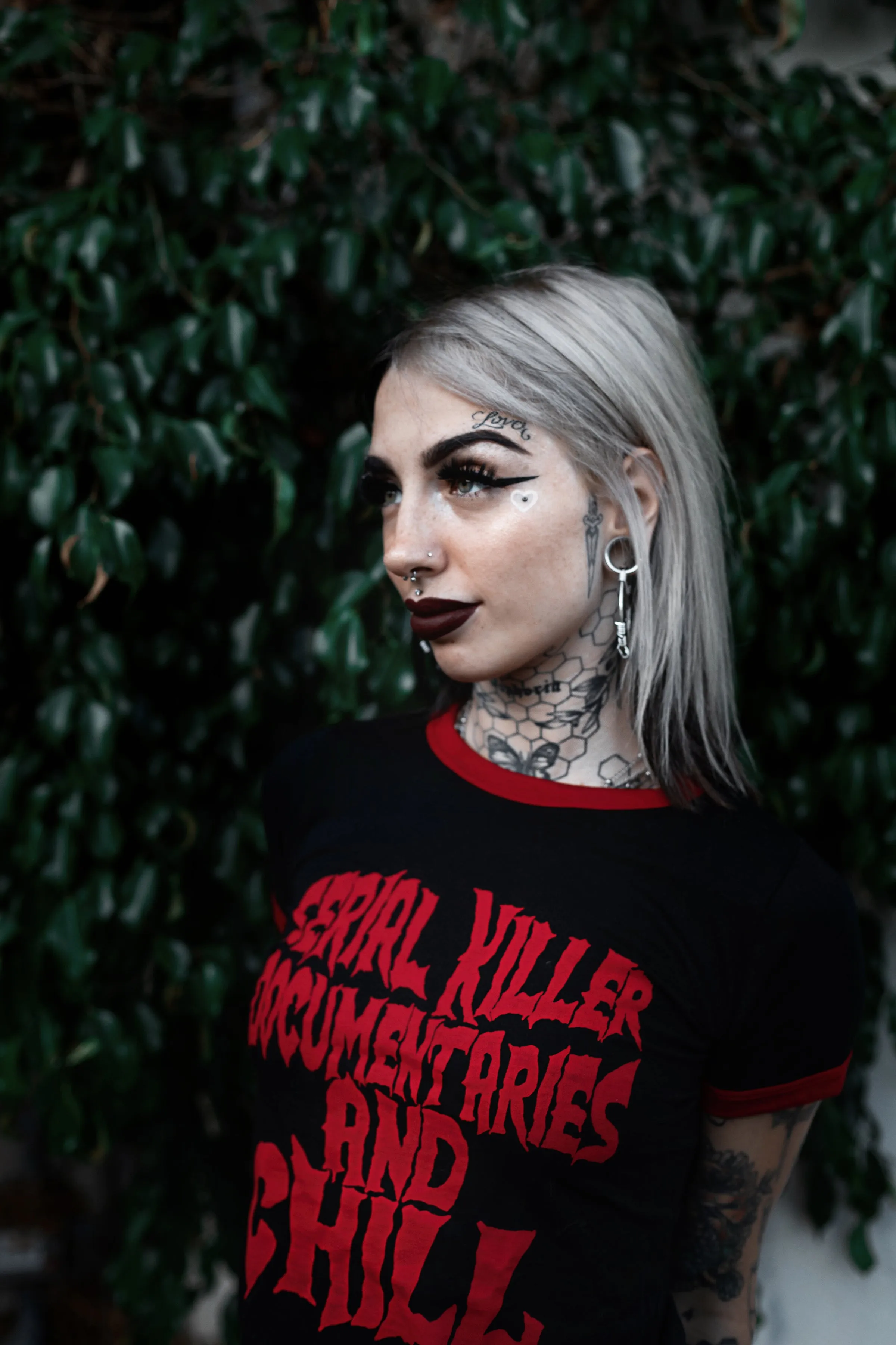 Serial Killer Doc And Chill Ringer Tee