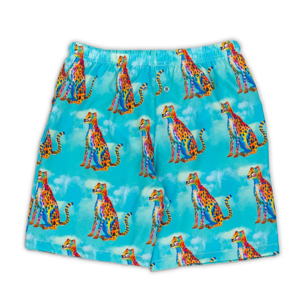 Shimmering Cheetah Kids' Boardshorts