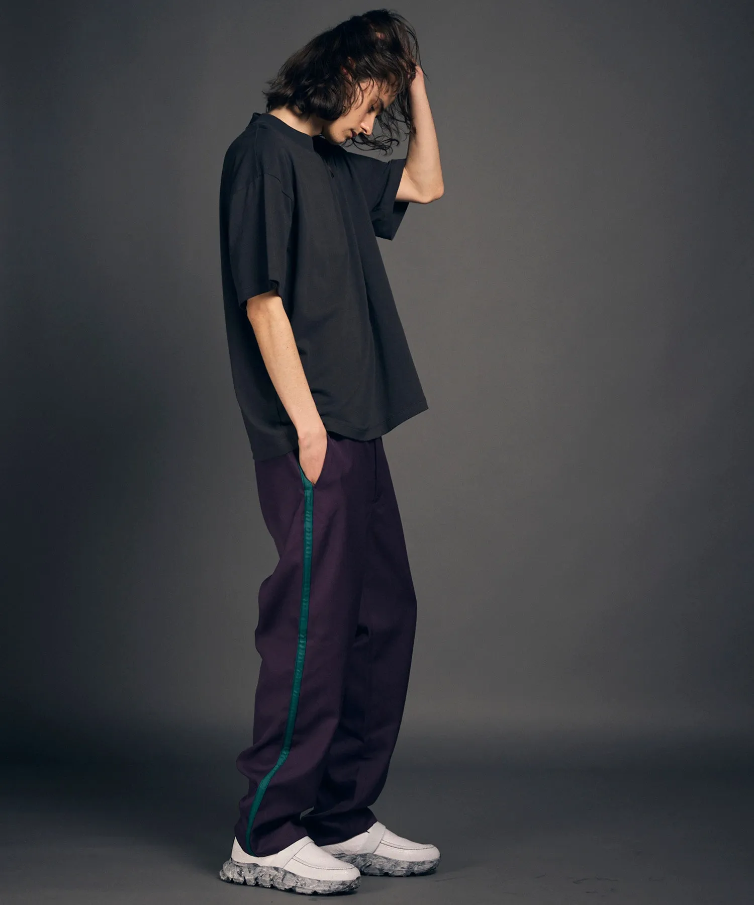 Side Line Twill Straight Pants